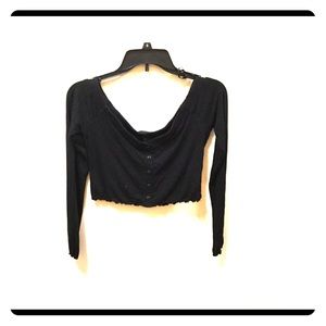 Forever 21 black crop top